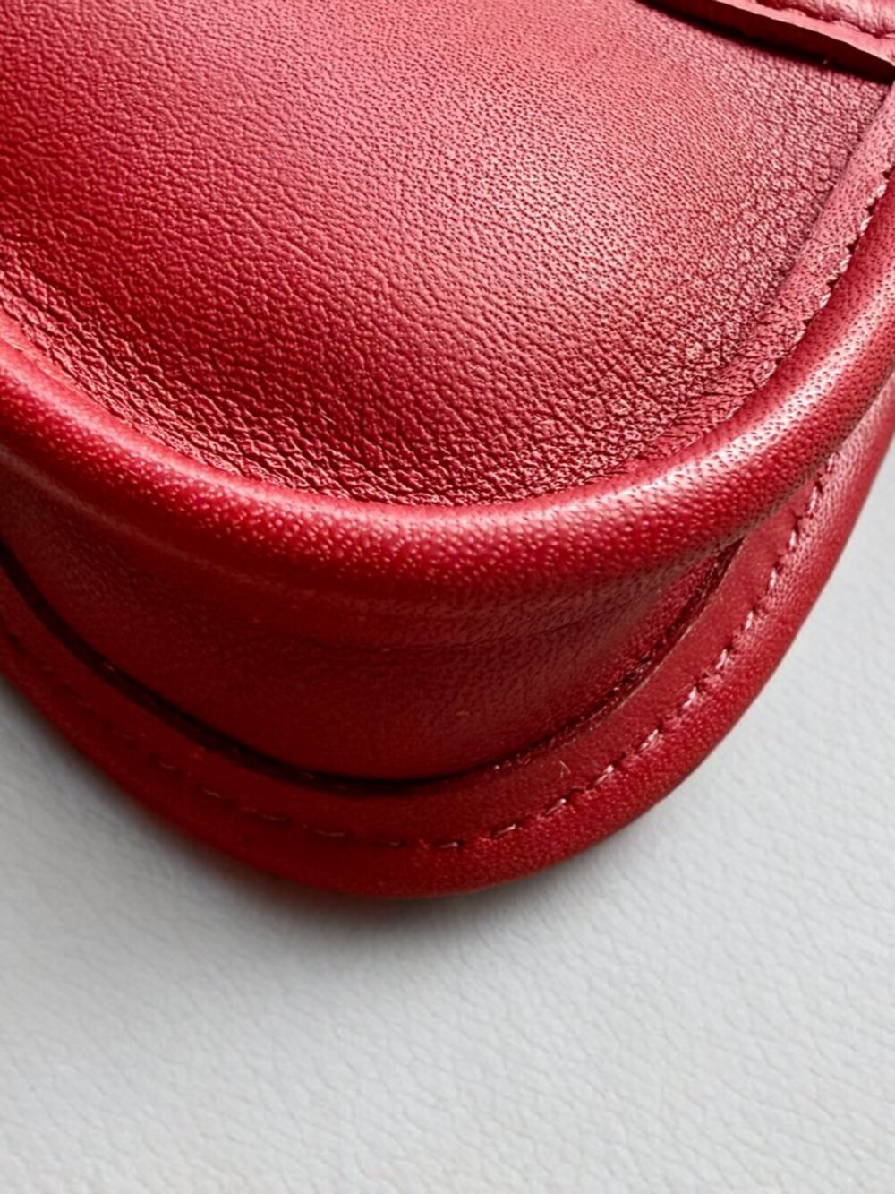 Coach Mini Red Ergo Keyfob Keychain Key Ring 7255 - Picture 6 of 13
